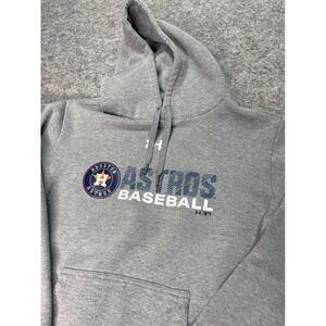 Men's Under Armour Houston Astros Baseball Hoodie Pullover Gray Size‎ M